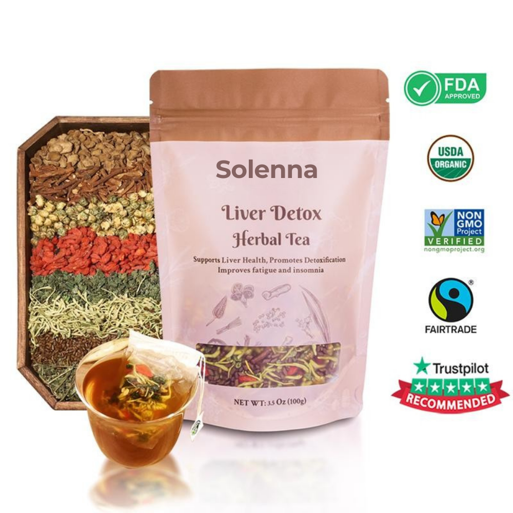 Solenna Herbal Detox Tea – Liver Support & Daily Cleanse