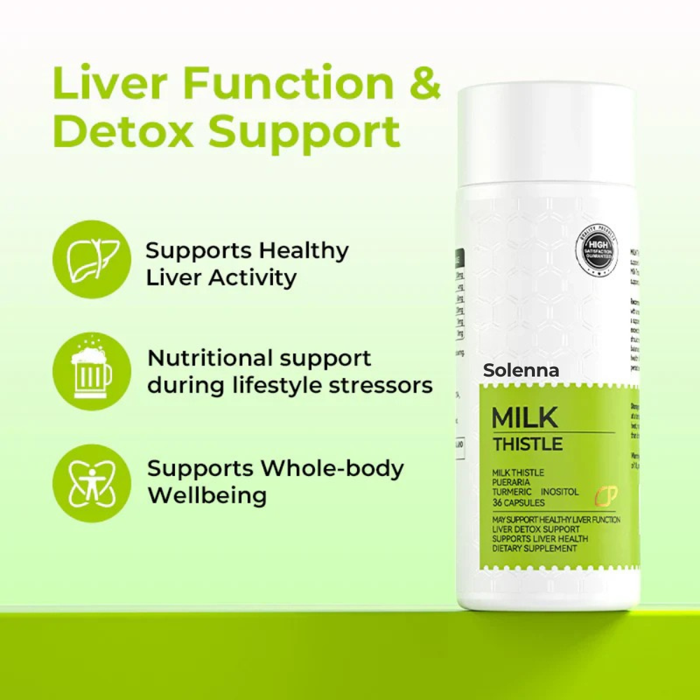 Solenna Milk Thistle Liver Support & Detox