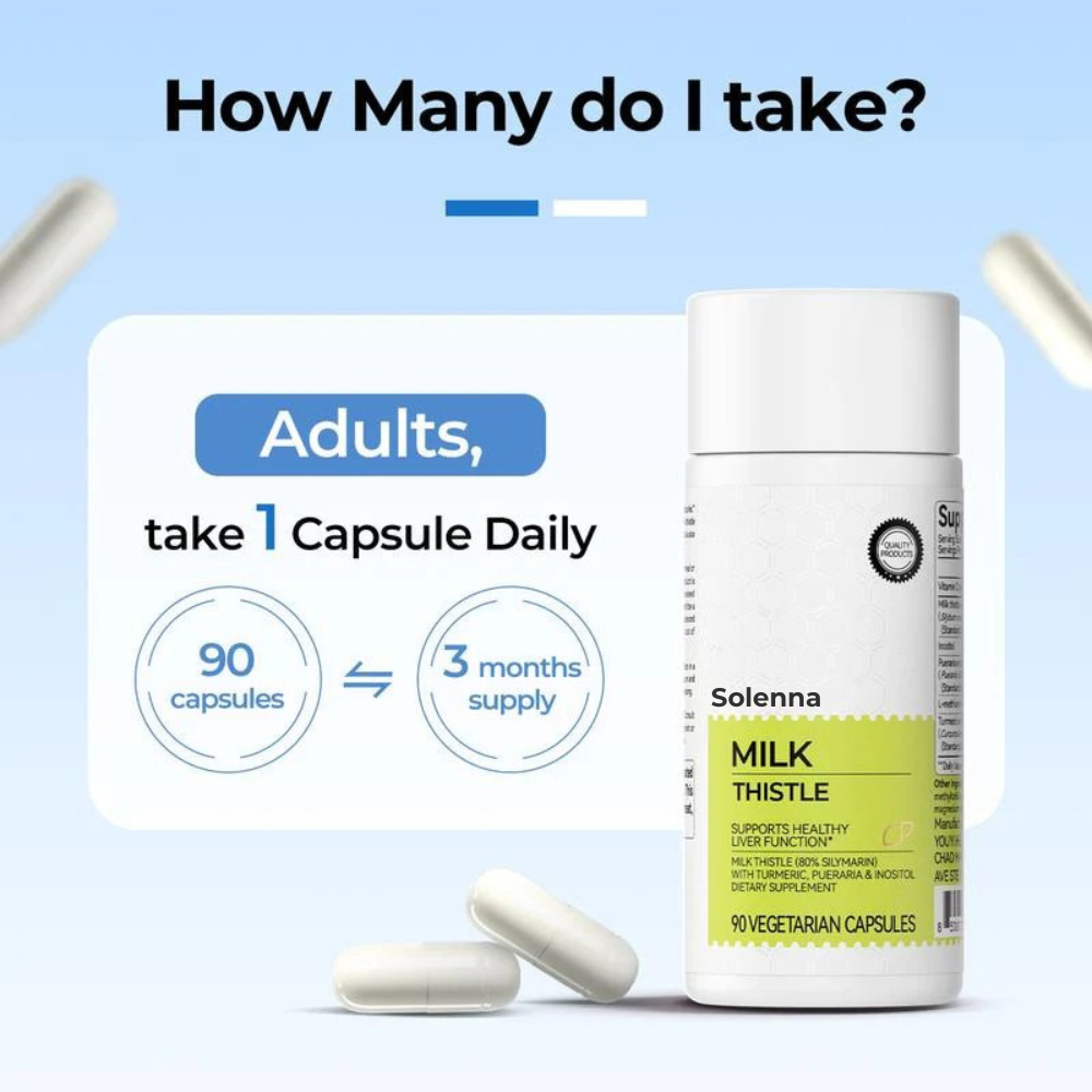 Solenna Milk Thistle Liver Support & Detox