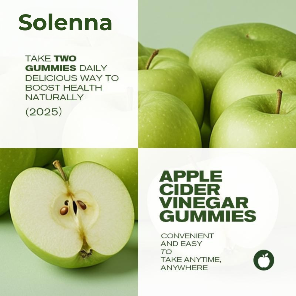 Solenna Apple Cider Vinegar Gummies – Bloat & Detox Support