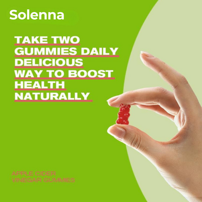 Solenna Apple Cider Vinegar Gummies – Bloat & Detox Support