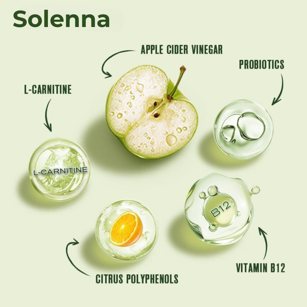 Solenna Apple Cider Vinegar Gummies – Bloat & Detox Support