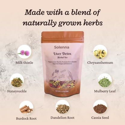 Solenna Herbal Detox Tea – Liver Support & Daily Cleanse