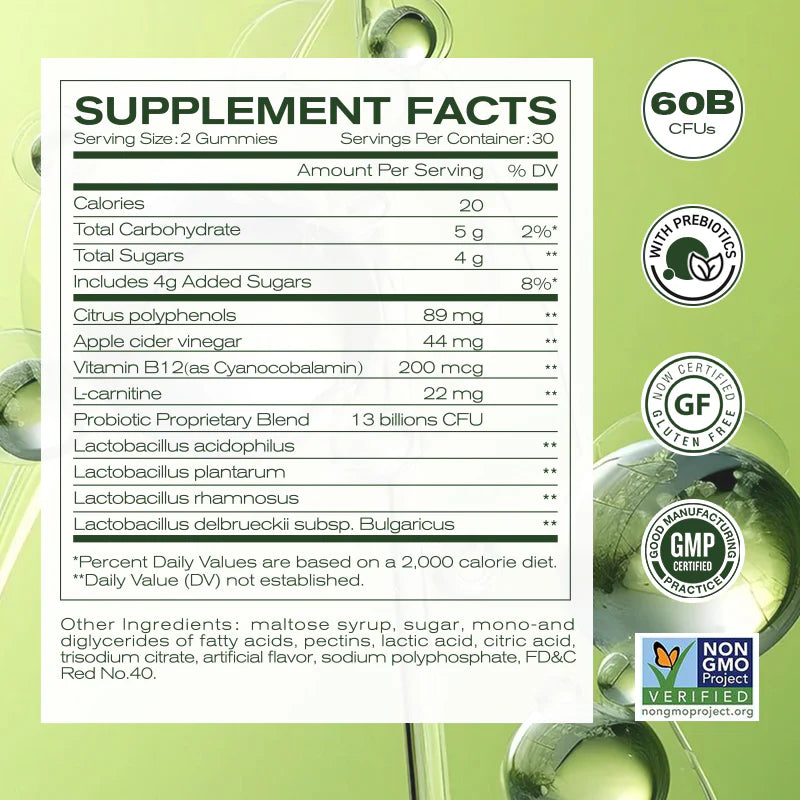 Solenna Apple Cider Vinegar Gummies – Bloat & Detox Support